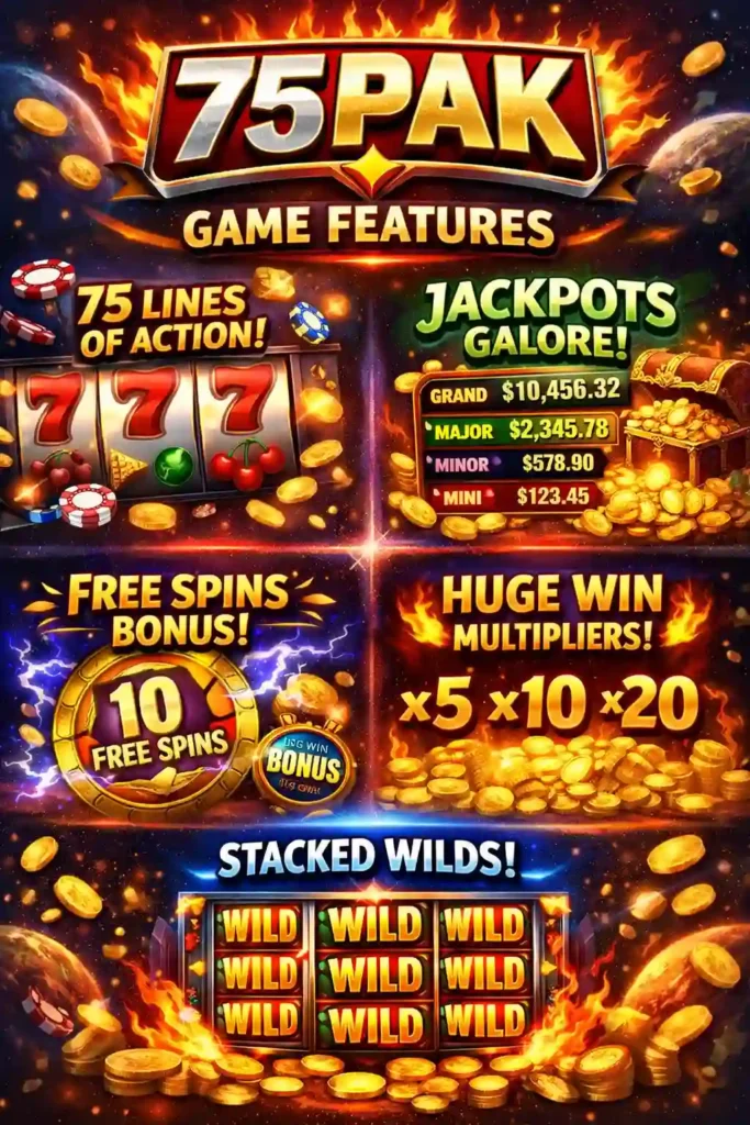 75pak game feature