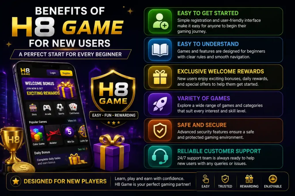Benefits of H8 Game for New Users
