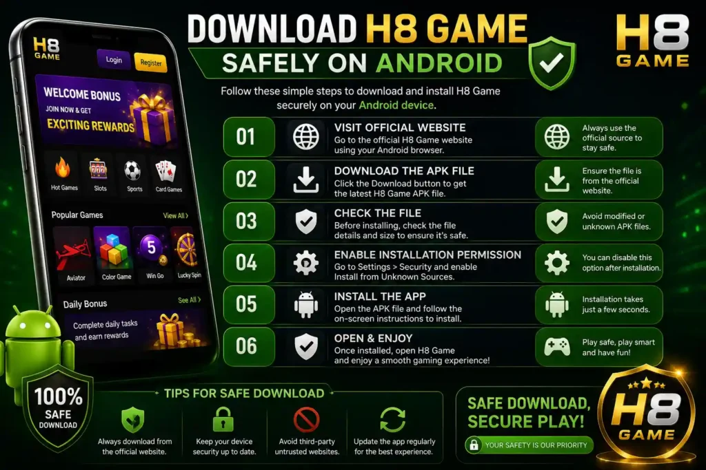 Download H8 Game Safely on Android