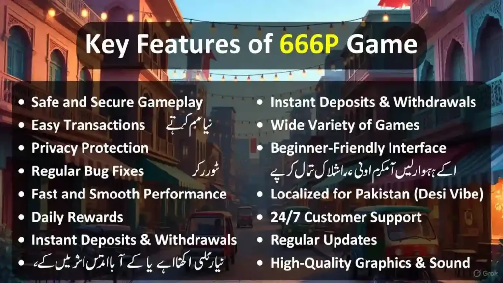 Key Features of 666P Game 1
