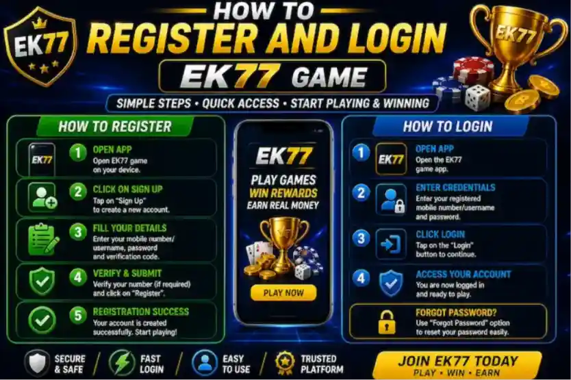 ek77 game logo
