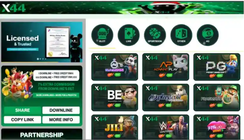 x44bet game logo