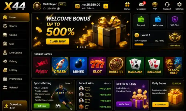 x44bet game logo