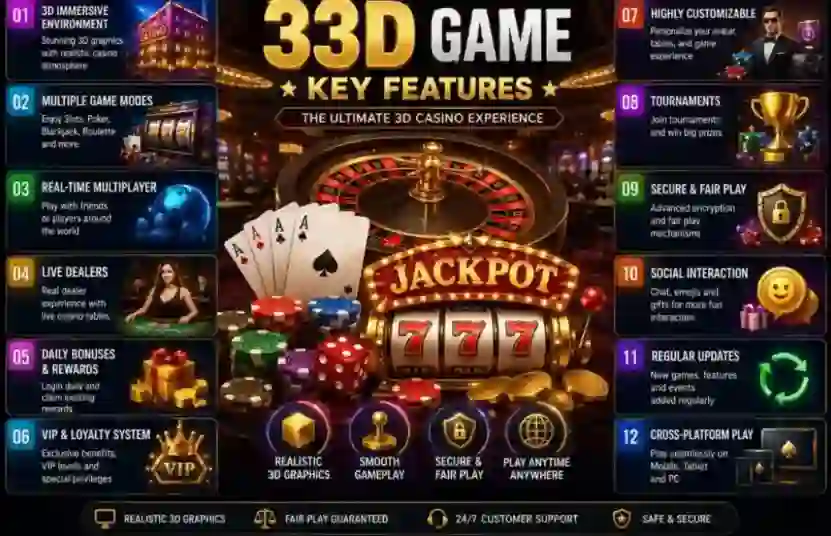 33d game logo