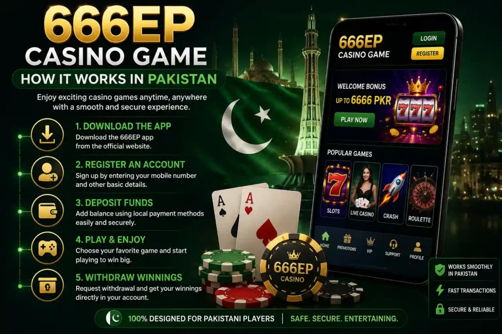 666EP Casino Game Works in Pakistan