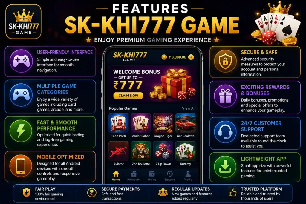 Features sk khi777 Game